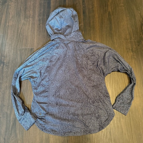 Lululemon Pick Up The Pace Running Luon Spray Jacquard Blue Denim Black - Picture 4 of 6